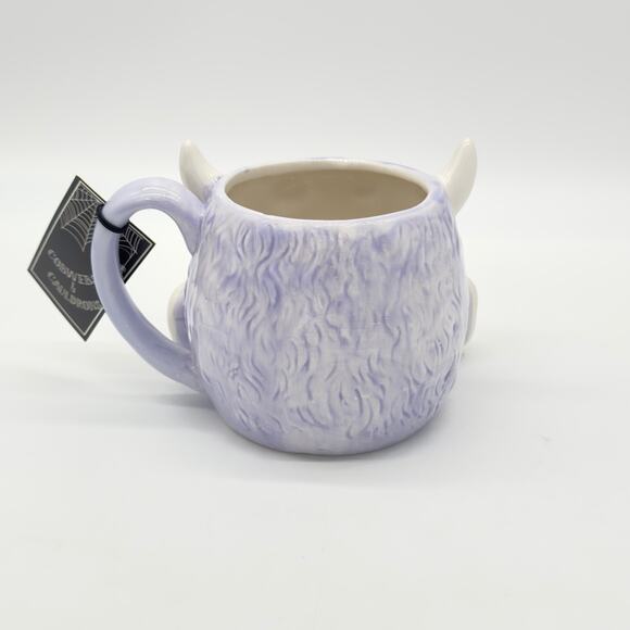 2 Cobwebs & Cauldrons Halloween Monster Mugs Pink Purple Monsters Tennis Shoes - Picture 9 of 10